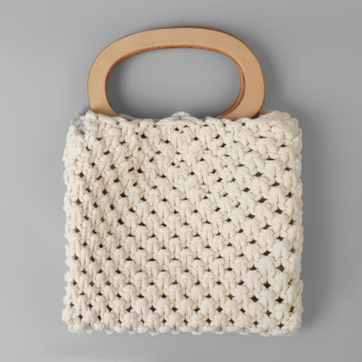 Ручки для сумок деревянные, d=13×7.5 / 17×11.5 см, 2 шт., бежевые