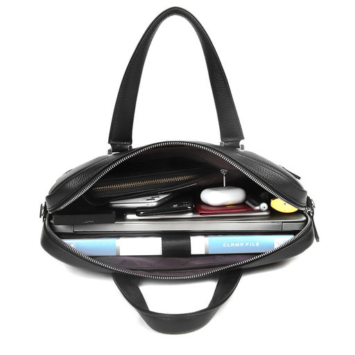 Сумка мужская, кожа, MIRONPAN 99601 Черный