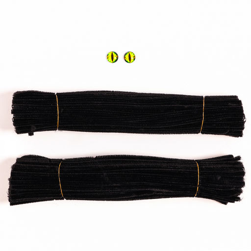 Игрушка из меховых палочек «Черная змея», набор для творчества