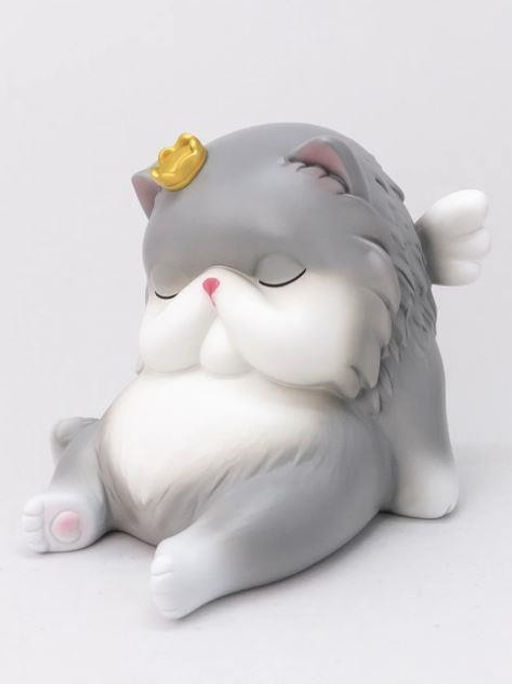 Копилка "King cat", grey (14 см), пластик