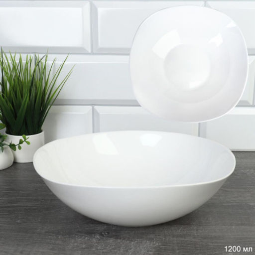 Салатник квадратный 1200 мл 228 мм / SQ-LFW90 /уп 18/ - Галеонтрейд фото 3