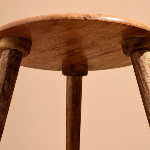 Столик кофейный, 45×45×50 см, манговое дерево, инкрустирован костью