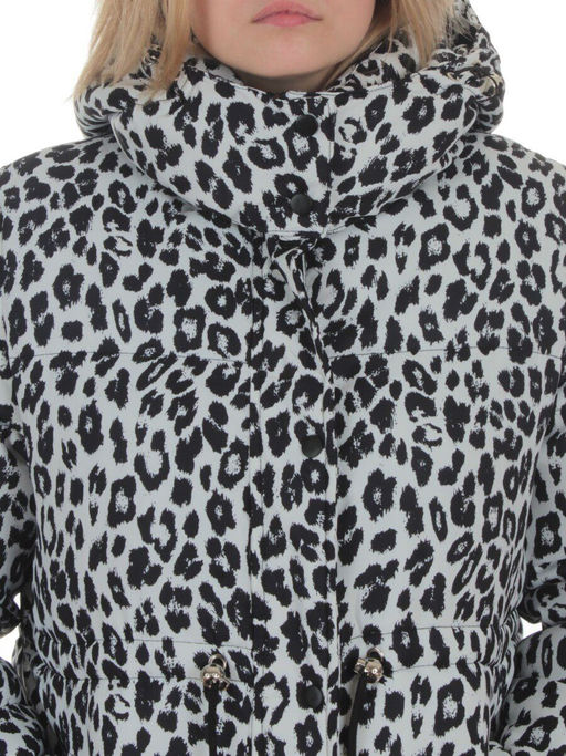 SJ 2251 WHITE/LEOPARD Куртка зимняя женская (200 гр. холлофайбер) - Fashion фото 3