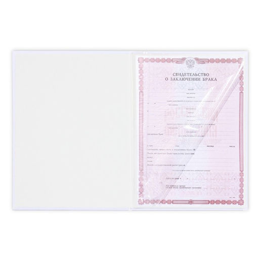 Папка для свидетельства о заключении брака Самый важный день, коллаж, А4 - Долго и счастливо фото 4