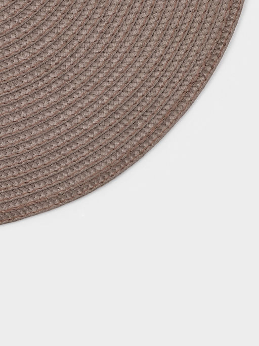 Набор салфеток сервировочных на стол Доляна Лофт, 4 шт, d=38 см, цвет кофейный  фото 14