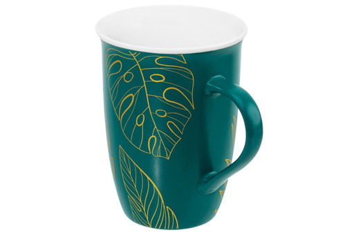 Кружка 450 мл 12,5*9*12,5 см Листья, NEW BONE CHINA - Elan gallery фото 5