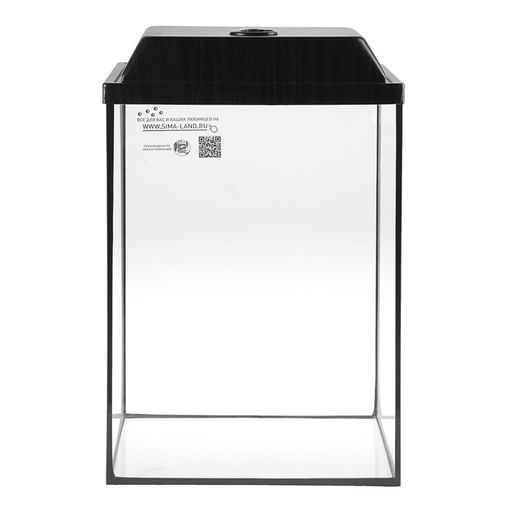 Аквариум Колонна с крышкой, 36 литров, 32 х 25 х 45/50,5 см, венге - Пижон фото 2