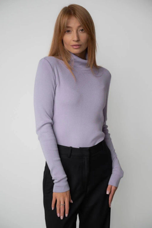 Водолазка ДЖв 683-9 Лиловый - T.C.T фото 2