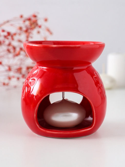 Аромалампа для эфирных масел Бабочка, керамика, красная, 7.2?7.2?8.9 см - Simaland фото 3
