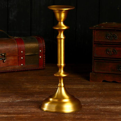 Подсвечник «Анико», 13×13×30 см, алюминий