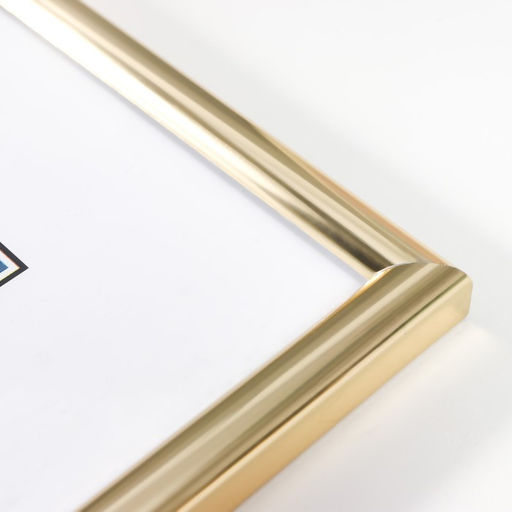 Фоторамка для фото 30×40 см «Радуга», пластик, золото, (стекло)