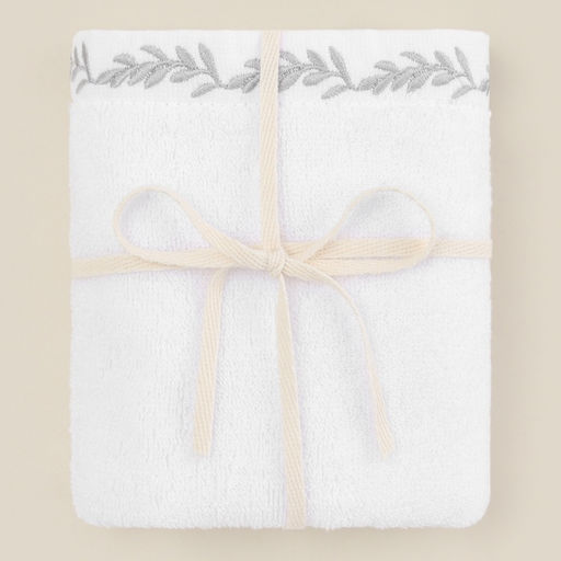 Полотенце махровое SL HOME: Floral «Блан де Блан» 50×90 см, хлопок 100%, белое