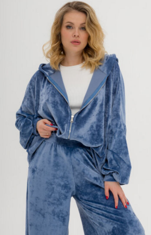 Костюм ПРЕМИУМ  велюр,джинс - Knitka wear фото 10