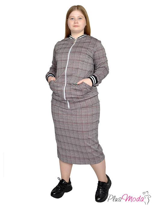 Юбка Модель №1831 размеры 44-84 - Plusmoda фото 4