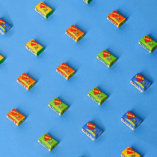 Жевательная резинка Love is, ассорти, 4.2 г, 20 шт.