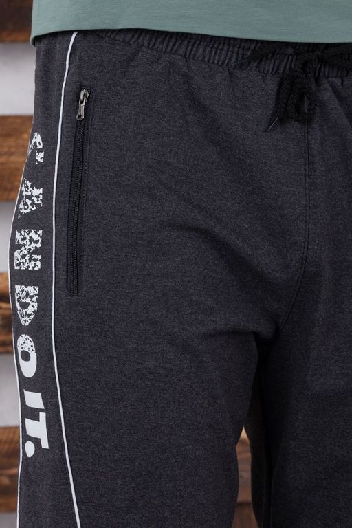 Брюки спортивные 
 3.MM123A-серый-тёмный