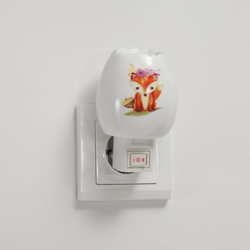 Светильник «Лисичка» 1×7 Вт Е11 белый 6×7×12 см