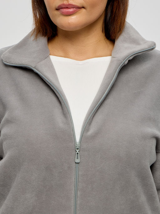 Толстовка женская из флиса Скарлет светло-серый - Амадэль фото 16
