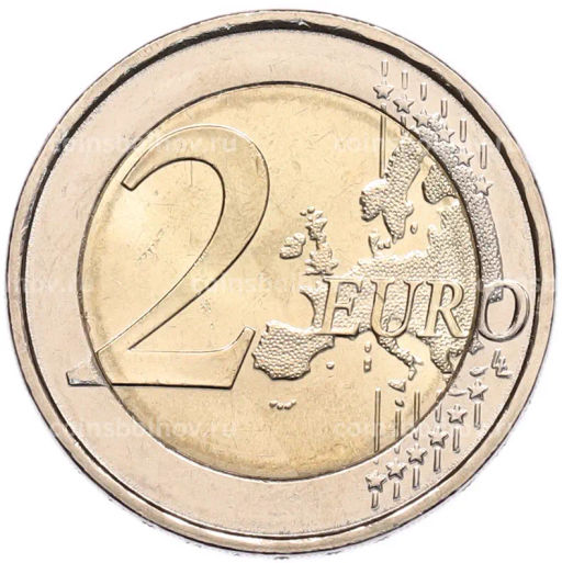 Монета 2 евро 2026 года J Германия Конрад Аденауэр