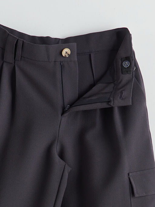 Wideleg Pileli K?z ?ocuk Pantolon