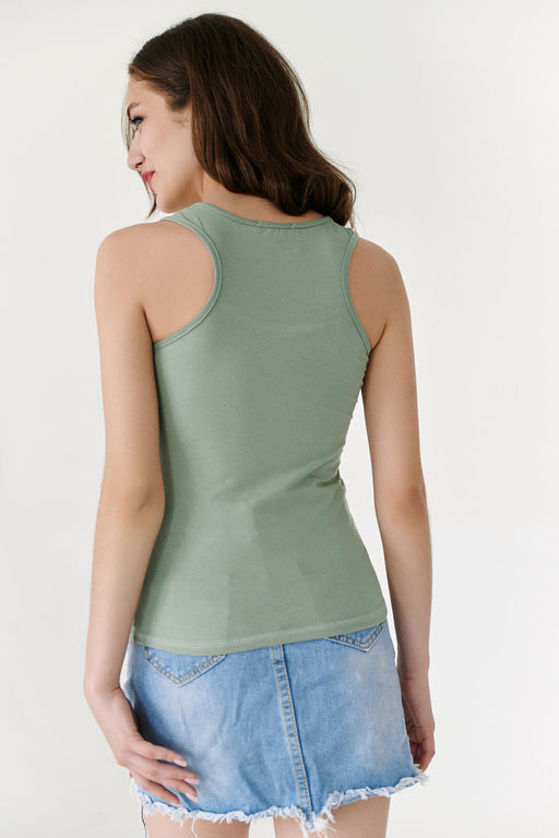 Майка Натали 7214 из хлопка с лайкрой фото 5