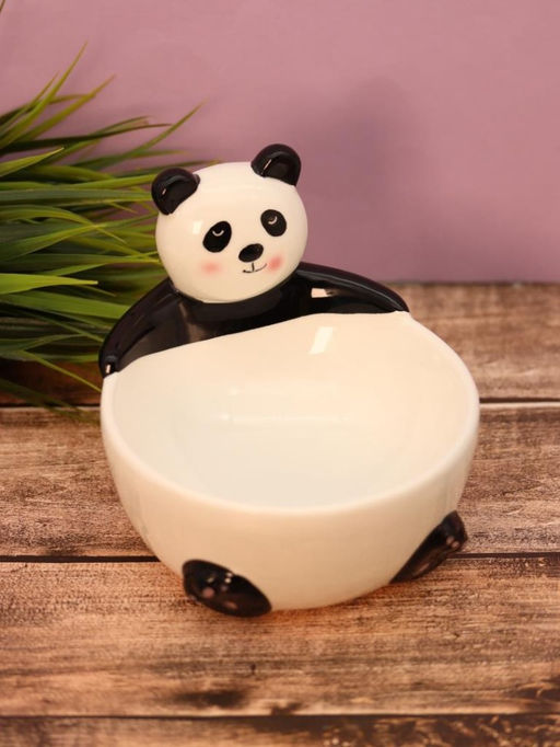 Тарелка глубокая керамическая Panda bowl, 13 х 15 х 15 см