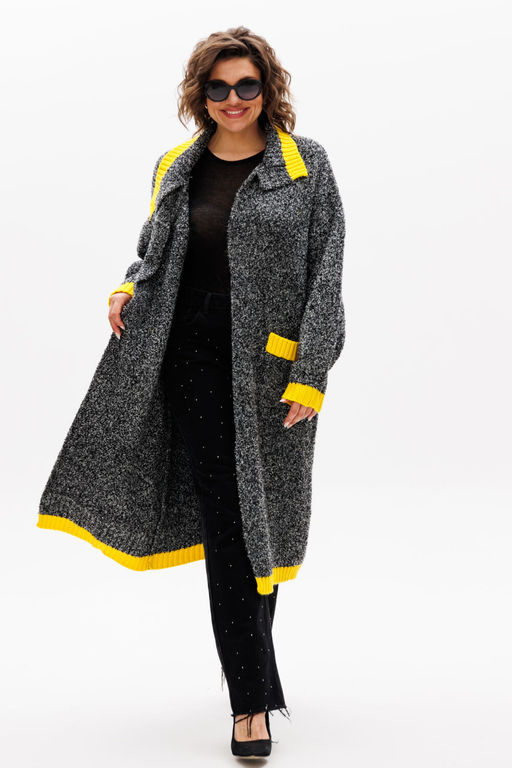 Кардиган Michel Chic 366 серый меланж фото 9