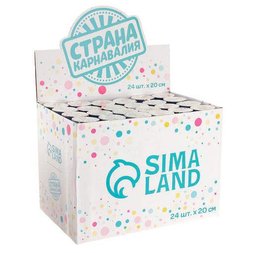 Хлопушка пружинная поворотная Загадай желание змейка 20 см - Страна карнавалия фото 4