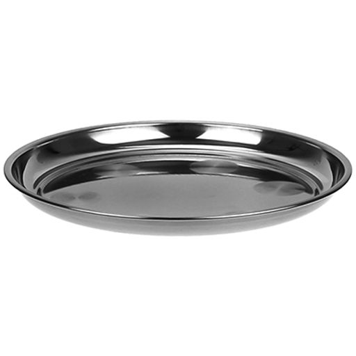 Поднос из нержавеющей стали д24,5см h2см (Китай) - Домашняя мода фото 2