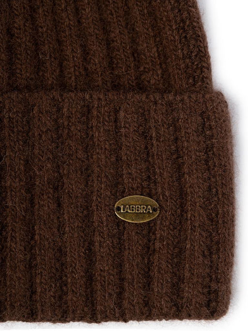 Шапка жен. пух енот+шерсть+виск LB-N88059 mocca - Labbra фото 3