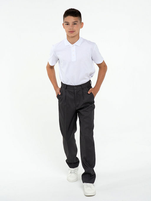 Серые брюки для мальчика Инфанта, модель 0911 СМ  фото 12