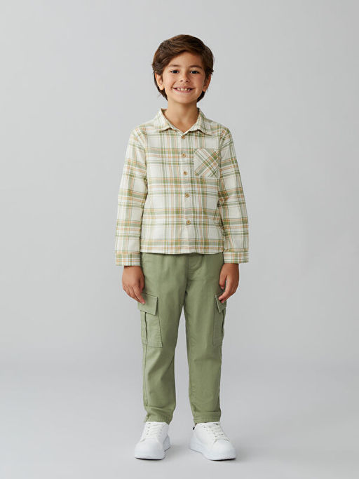 Rahat Kal?p Ekose Erkek ?ocuk Oduncu G?mlek