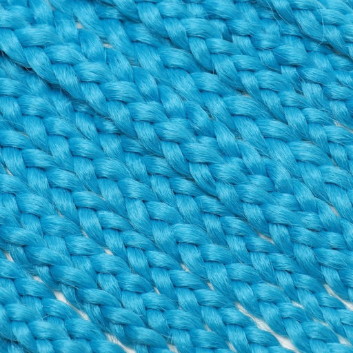 SIM-BRAIDS Афрокосы, 60 см, 18 прядей (CE), цвет светло-голубой(#IlI BLUE) - Queen fair фото 2