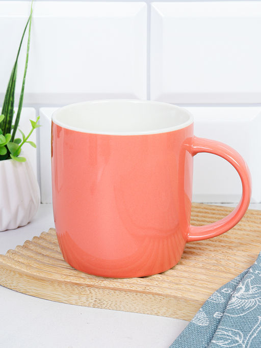 Кружка 400 мл / HQ-308 /уп 12/48/ ПРОМО АКЦИЯ/Оранжевая - ГалеонТрейд фото 2