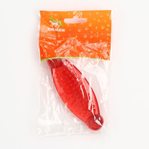 Игрушка-зубочистка Лакомый кусочек, 11,5 см, красная - Пижон фото 4