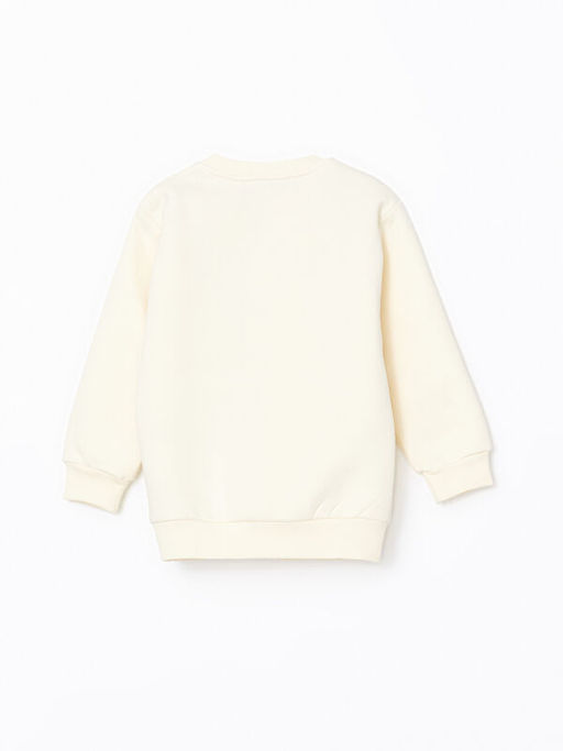 Bisiklet Yaka Bask?l? Erkek Bebek Sweatshirt - Waikiki фото 3