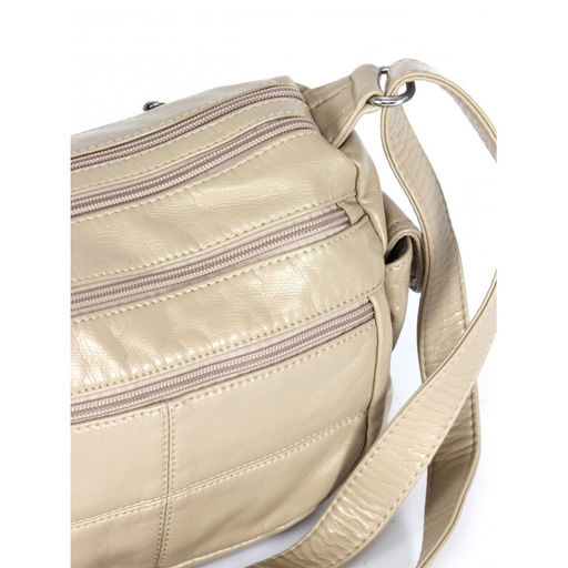 Сумка женская искусственная кожа Guecca-115, 2отд, плечевой ремень, бежевый SALE 264038 - Adelia фото 4