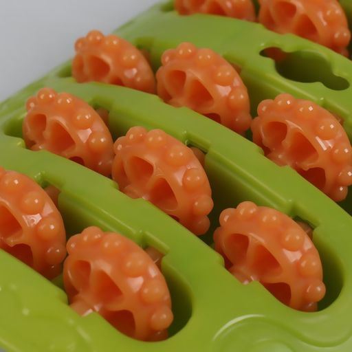 Массажёр для ног, с шипами, 26 18 5 см, цвет зелёный/оранжевый - Onlitop фото 2