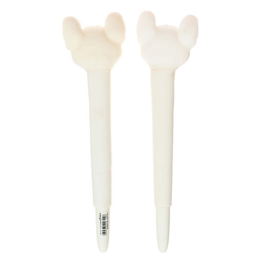 Ручка гелевая-прикол, стержень синий Бульдог №1 - Calligrata фото 2