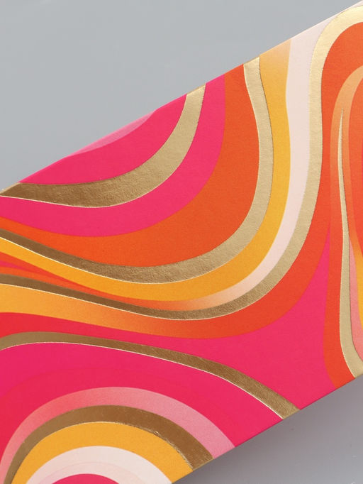 Цена за 5 шт. Конверт для денег «Орнамент», розовый, 16,5 х 8 см