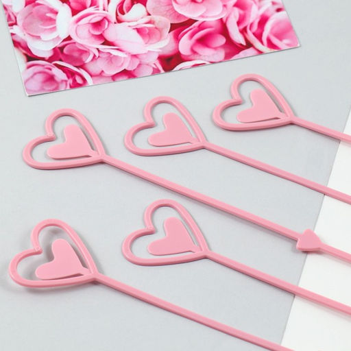 Цена за 80 шт. Держатель для открытки букет Персиковый, 34см - Дарите счастье фото 2