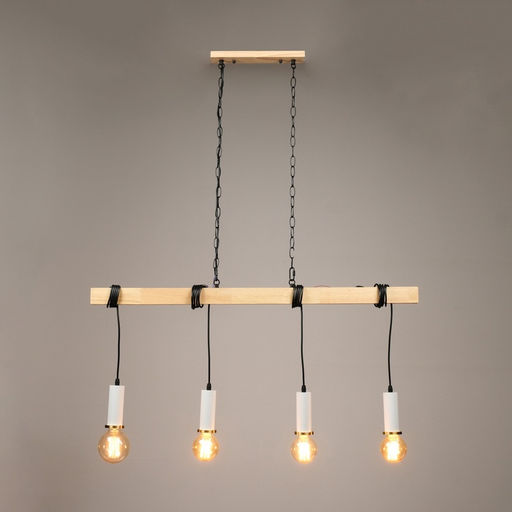 Люстра «Дрога» 4хЕ27 40 Вт 80×7×15-200 см
