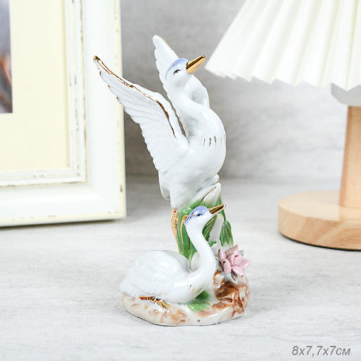 Фигурка Лебеди 8x7,7x7 см / 740 /уп 80/ - Галеонтрейд фото 2