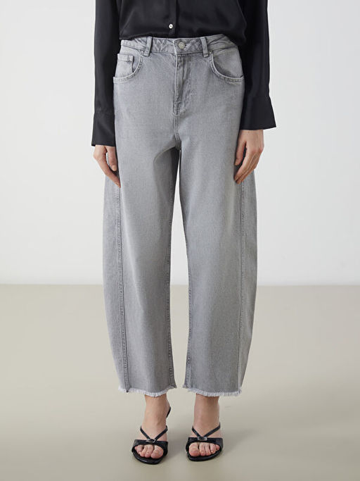 Baggy Fit Kad?n Jean Pantolon
