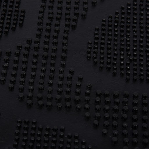 Коврик придверный резиновый 40х60см "Следы" "Vortex" (черный)