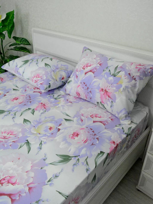 Наволочки на молнии (2 шт.) поплин "Пломбир" 50х70 Березка