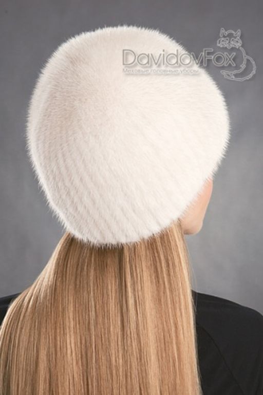 Шапка Сноп норка жемчуг