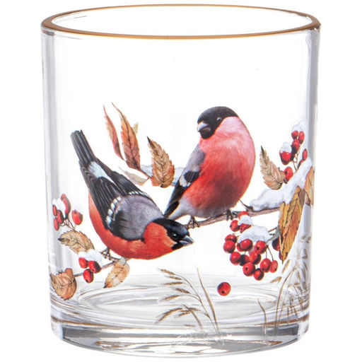 Набор стаканов снегири из 4-х шт. 320 мл 887-445 #НовыйГод /АРТИ-М/  фото 3