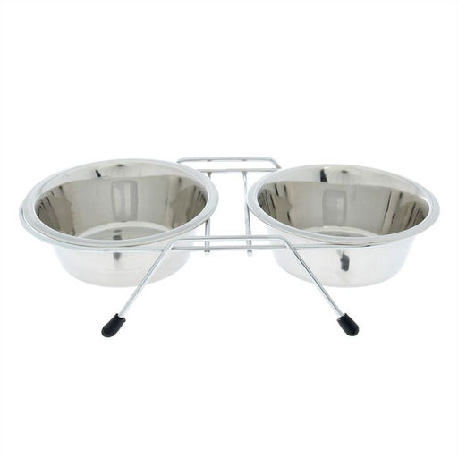 Набор из 2 мисок на подставке, 2 х 225 мл - Пижон фото 2