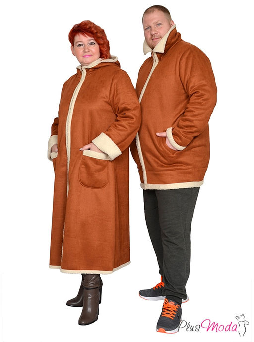 Парка Модель №1485 размеры 44-84 - Plusmoda фото 14